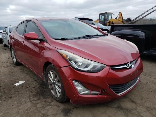 5NPDH4AE6GH654557 - 2016 HYUNDAI ELANTRA SE MAROON photo 4