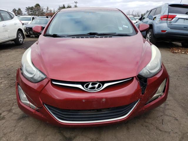 5NPDH4AE6GH654557 - 2016 HYUNDAI ELANTRA SE MAROON photo 5