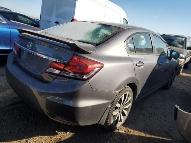 19XFB2F98EE022686 - 2014 HONDA CIVIC EXL 灰色 照片 3