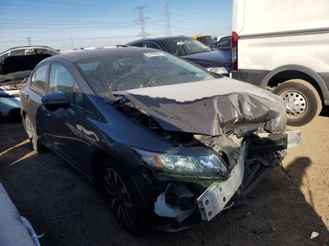 19XFB2F98EE022686 - 2014 HONDA CIVIC EXL 灰色 照片 4