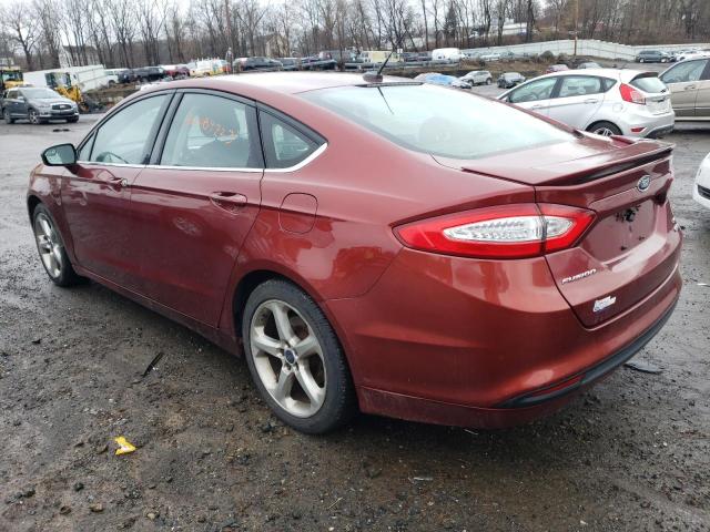 3FA6P0HD1ER332149 - 2014 FORD FUSION SE BURGUNDY photo 2