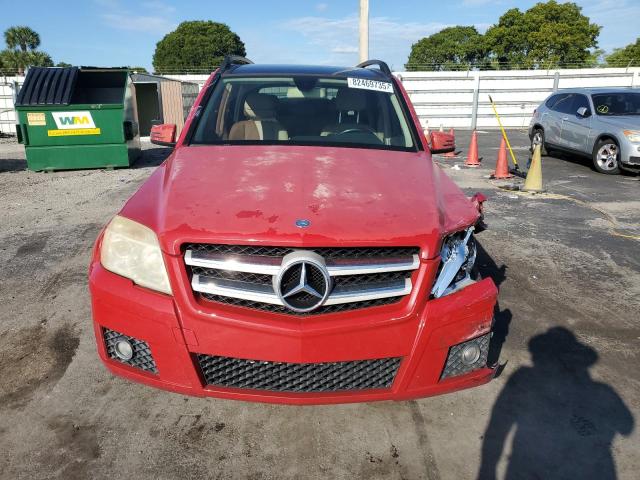 WDCGG5GB9BF587890 - 2011 MERCEDES-BENZ GLK 350 Կարմիր լուսանկար 5