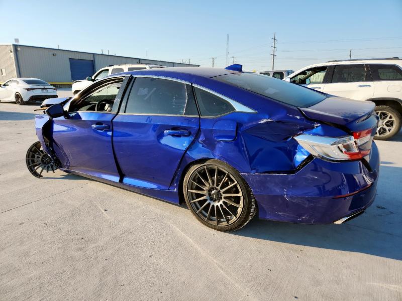 1HGCV2E30JA051055 - 2018 HONDA ACCORD SPORT Көк фото 2