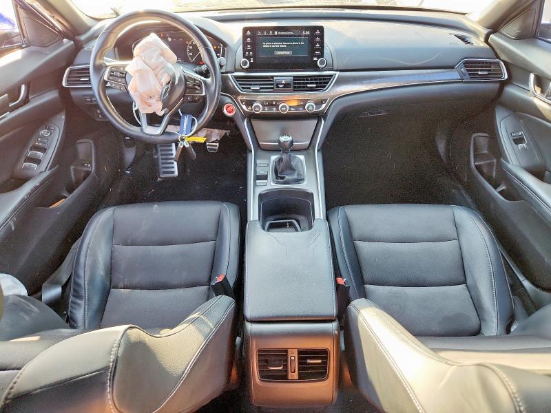 1HGCV2E30JA051055 - 2018 HONDA ACCORD SPORT Көк фото 8