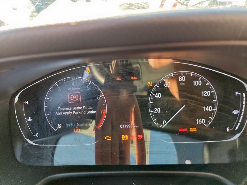 1HGCV2E30JA051055 - 2018 HONDA ACCORD SPORT Көк фото 9