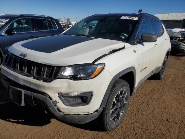 3C4NJDDB3LT162993 - 2020 JEEP COMPASS TRAILHAWK WHITE photo 1