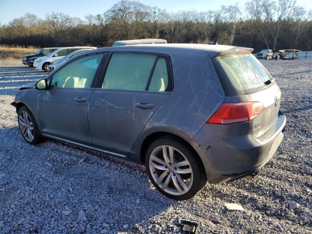 3VW217AU6FM017890 - 2015 VOLKSWAGEN GOLF GRAY photo 2