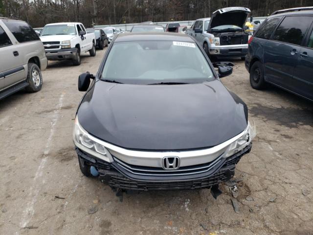 1HGCR2F46HA142899 - 2017 HONDA ACCORD LX BLACK photo 5