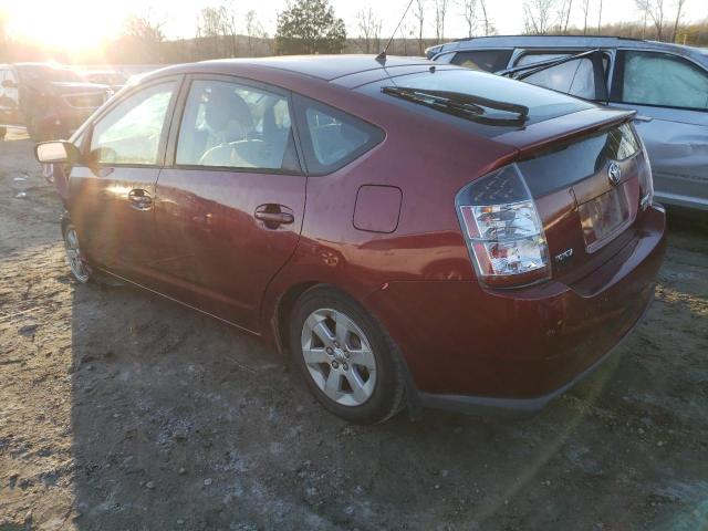 JTDKB20U657026523 - 2005 TOYOTA PRIUS BURGUNDY photo 2