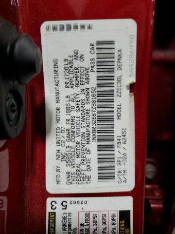 1NXBR32E87Z881652 - 2007 TOYOTA COROLLA CE RED photo 12