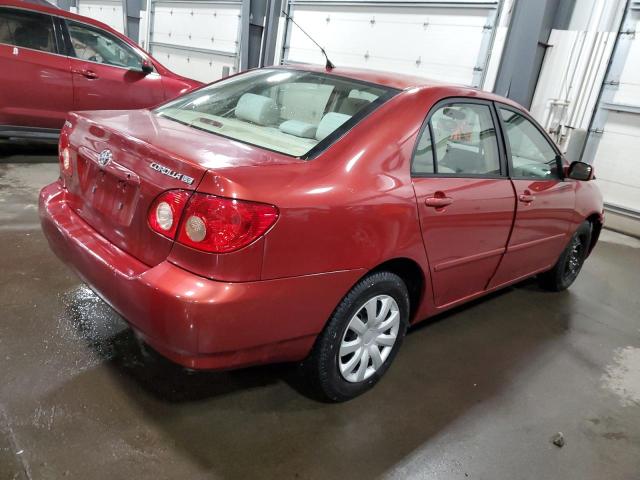 1NXBR32E87Z881652 - 2007 TOYOTA COROLLA CE RED photo 3