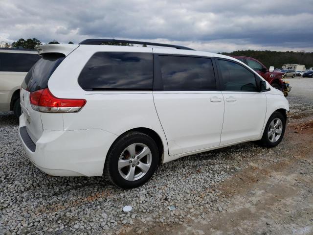 5TDKK3DCXCS218909 - 2012 TOYOTA SIENNA LE WHITE photo 3