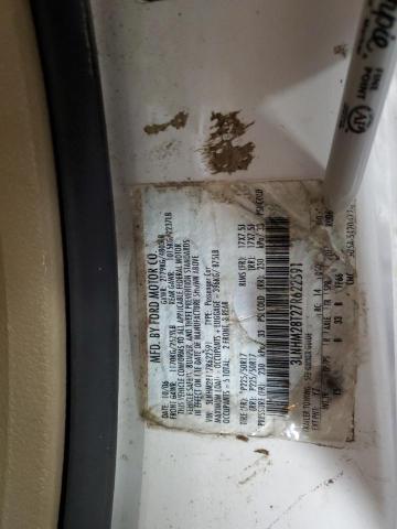 3LNHM28T27R622591 - 2007 LINCOLN MKZ WHITE photo 12