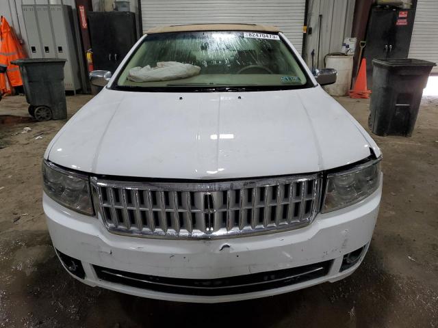 3LNHM28T27R622591 - 2007 LINCOLN MKZ WHITE photo 5