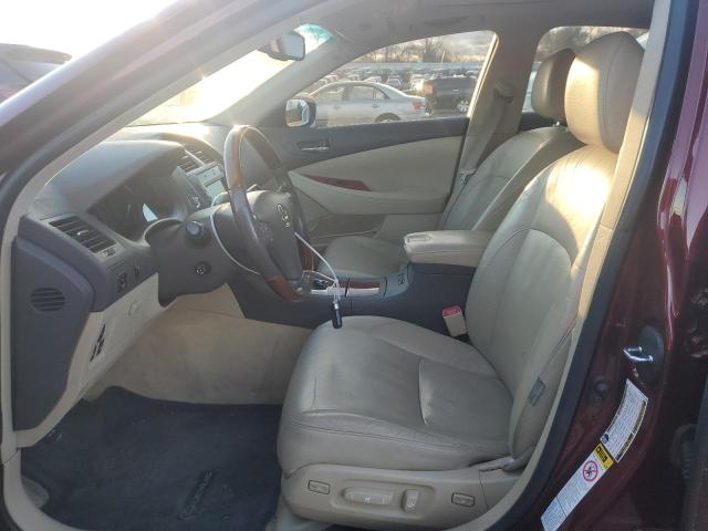 JTHBJ46G182175972 - 2008 LEXUS ES 350 BURGUNDY photo 7