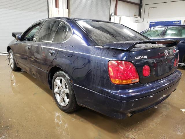 JT8BD69S210136117 - 2001 LEXUS GS 300 BLUE photo 2