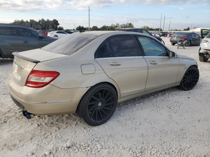 WDDGF5EB2AR121748 - 2010 MERCEDES-BENZ C 300 BEIGE photo 3