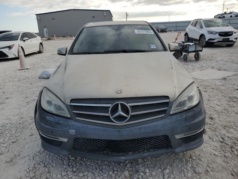 WDDGF5EB2AR121748 - 2010 MERCEDES-BENZ C 300 BEIGE photo 5