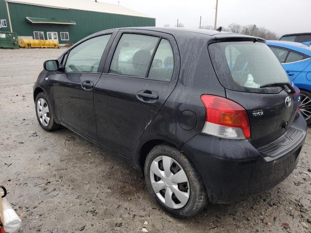 JTDKT903695222489 - 2009 TOYOTA YARIS BLACK photo 2