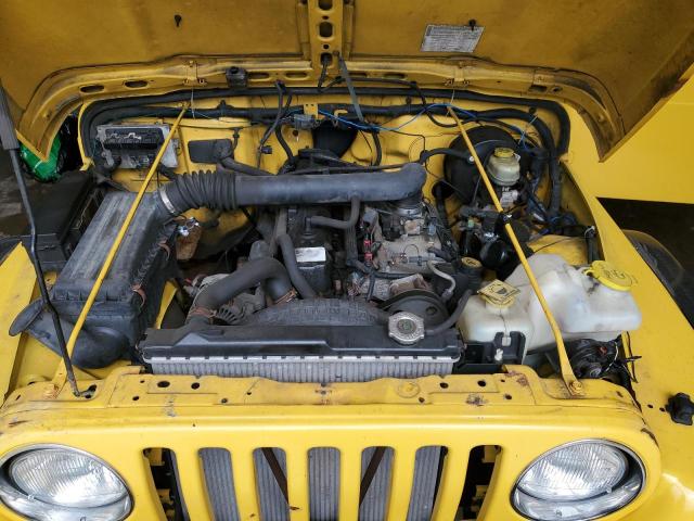 1J4FA39S24P739178 - 2004 JEEP WRANGLER X Դեղին լուսանկար 11