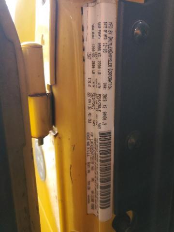 1J4FA39S24P739178 - 2004 JEEP WRANGLER X Դեղին լուսանկար 12