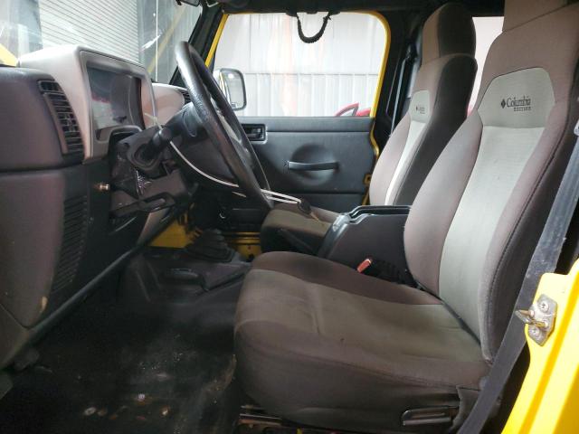 1J4FA39S24P739178 - 2004 JEEP WRANGLER X Դեղին լուսանկար 7