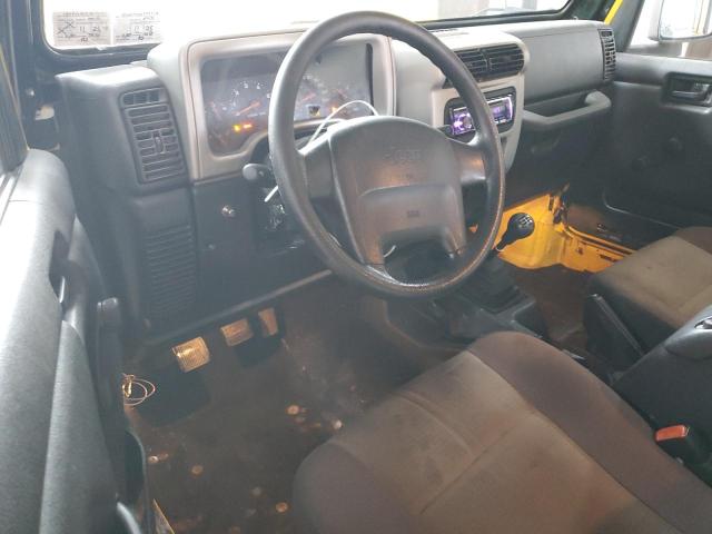 1J4FA39S24P739178 - 2004 JEEP WRANGLER X Դեղին լուսանկար 8