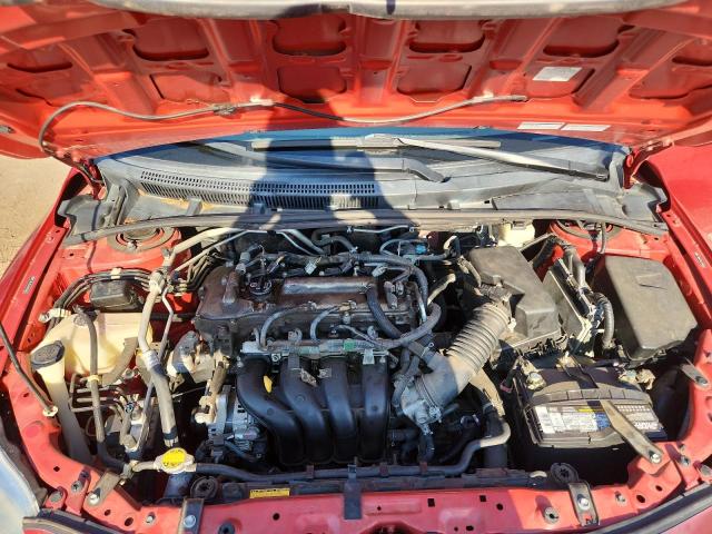 2T1BU4EEXAC295043 - 2010 TOYOTA COROLLA BASE RED photo 11