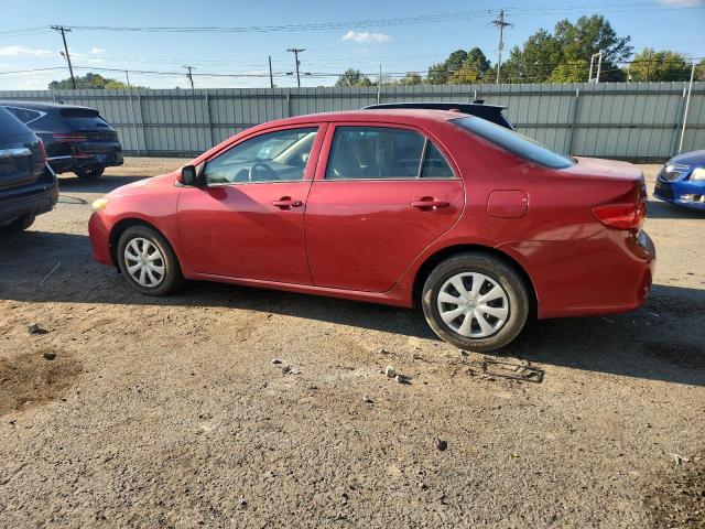 2T1BU4EEXAC295043 - 2010 TOYOTA COROLLA BASE RED photo 2