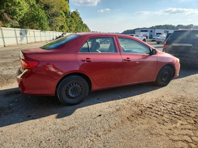 2T1BU4EEXAC295043 - 2010 TOYOTA COROLLA BASE RED photo 3