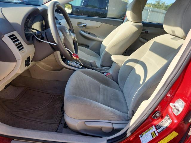 2T1BU4EEXAC295043 - 2010 TOYOTA COROLLA BASE RED photo 7