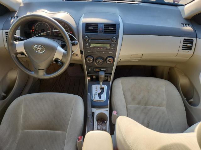 2T1BU4EEXAC295043 - 2010 TOYOTA COROLLA BASE RED photo 8