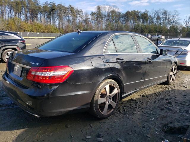 WDDHF8HB1AA220609 - 2010 MERCEDES-BENZ E 350 4MATIC BLACK photo 3