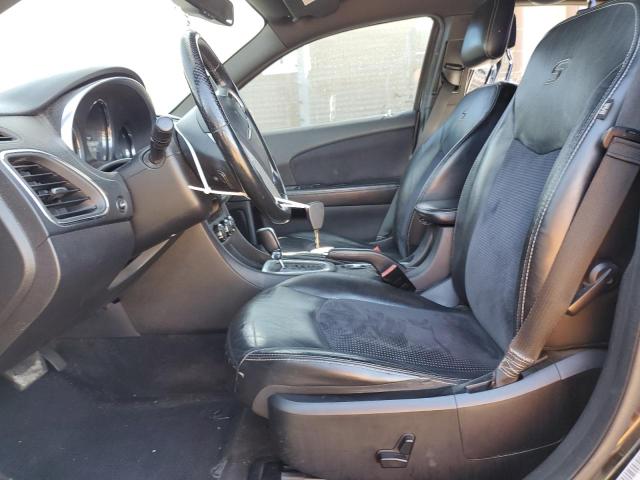 1C3CCBHG0CN306810 - 2012 CHRYSLER 200 S BLACK photo 7