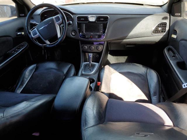 1C3CCBHG0CN306810 - 2012 CHRYSLER 200 S BLACK photo 8