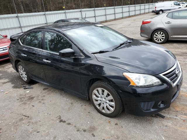 3N1AB7AP8DL775810 - 2013 NISSAN SENTRA S BLACK photo 4