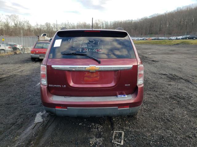 2CNDL23F376109862 - 2007 CHEVROLET EQUINOX LS BURGUNDY photo 6