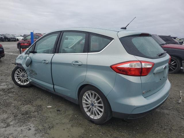 1FADP5BU0DL525919 - 2013 FORD C-MAX SEL فيروزي صورة 2