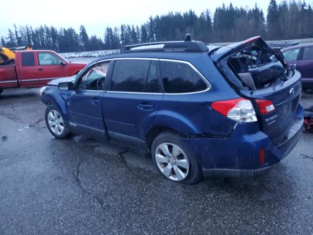 4S4BRBGCXB3437737 - 2011 SUBARU OUTBACK 2.5I PREMIUM BLUE photo 2