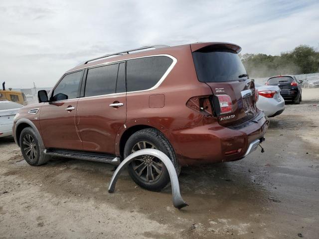 JN8AY2NF9J9332008 - 2018 NISSAN ARMADA PLATINUM BROWN photo 2