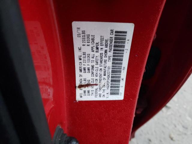 1HGCR2F54GA207191 - 2016 HONDA ACCORD SPORT RED photo 12