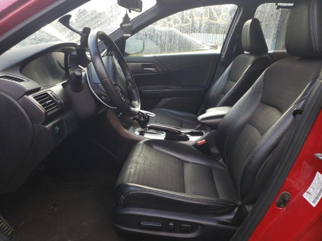 1HGCR2F54GA207191 - 2016 HONDA ACCORD SPORT RED photo 7