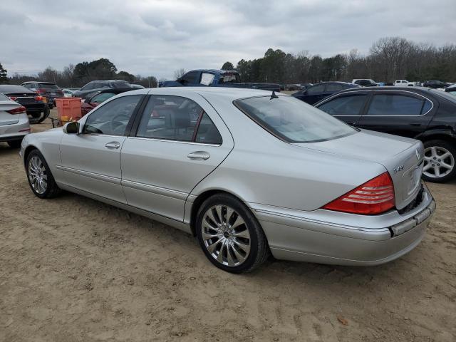 WDBNG70J54A419592 - 2004 MERCEDES-BENZ S 430 GRAY photo 2