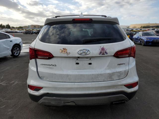 5NMZU3LB5JH106021 - 2018 HYUNDAI SANTA FE S WHITE photo 6