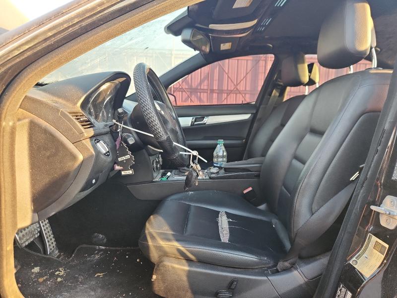 WDDGF5EB7AR103844 - 2010 MERCEDES-BENZ C 300 BLACK photo 7