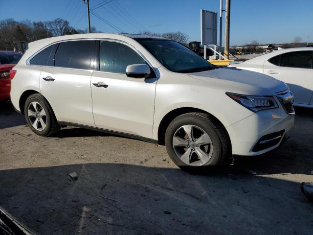 5FRYD3H29EB006773 - 2014 ACURA MDX WHITE photo 4