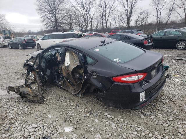 3FA6P0H73DR132480 - 2013 FORD FUSION SE BLACK photo 2