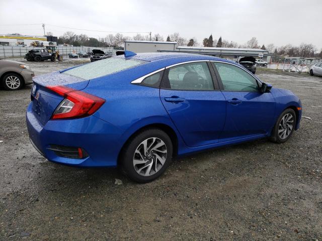 19XFC2F74HE217541 - 2017 HONDA CIVIC EX BLUE photo 3