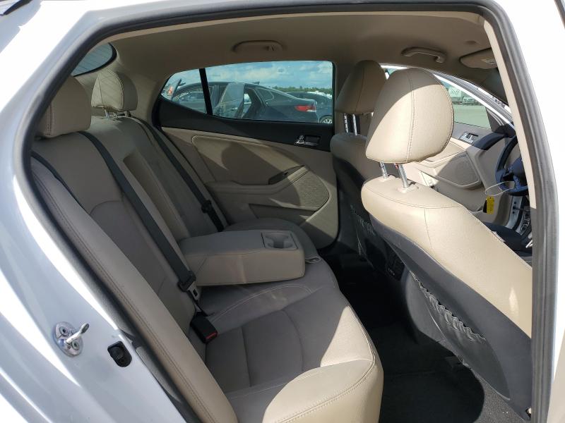 5XXGN4A77DG178186 - 2013 KIA OPTIMA EX WHITE photo 10