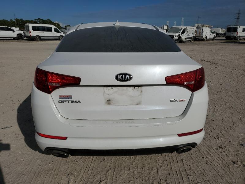5XXGN4A77DG178186 - 2013 KIA OPTIMA EX WHITE photo 6
